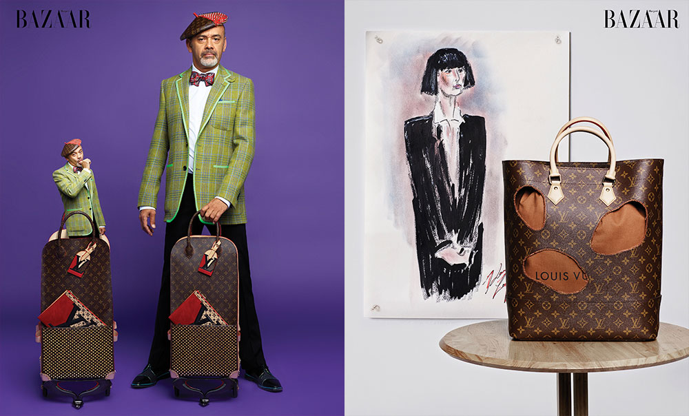 mar on X: Louis Vuitton's Celebrating Monogram collaboration with Rei  Kawakubo, Karl Lagerfeld, Frank Gehry, Cindy Sherman, Marc Newson, and Christian  Louboutin. LV invited the 6 iconic artists to re-interpret the LV